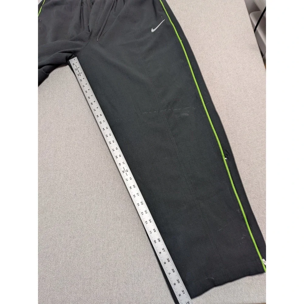 Nike Men's XL Black Green NikeFit DRY Basketball Tracksuit Top & Pants
